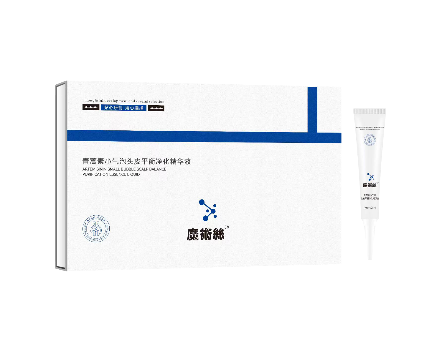 青蒿素小气泡头皮平衡净化精华液  ARTEMISININ SMALL BUBBLE SCALP BALANCE PRIFICATION ESSENCE LIQUID 